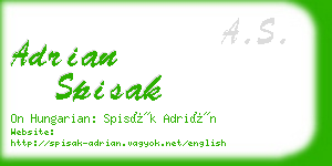 adrian spisak business card